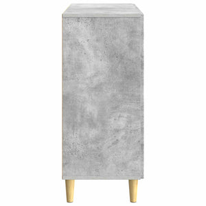 Πλαϊνό γραφείο Γκρι Σκυροδέματος 89 x 34,5 x 80 εκ - Pakobazaar