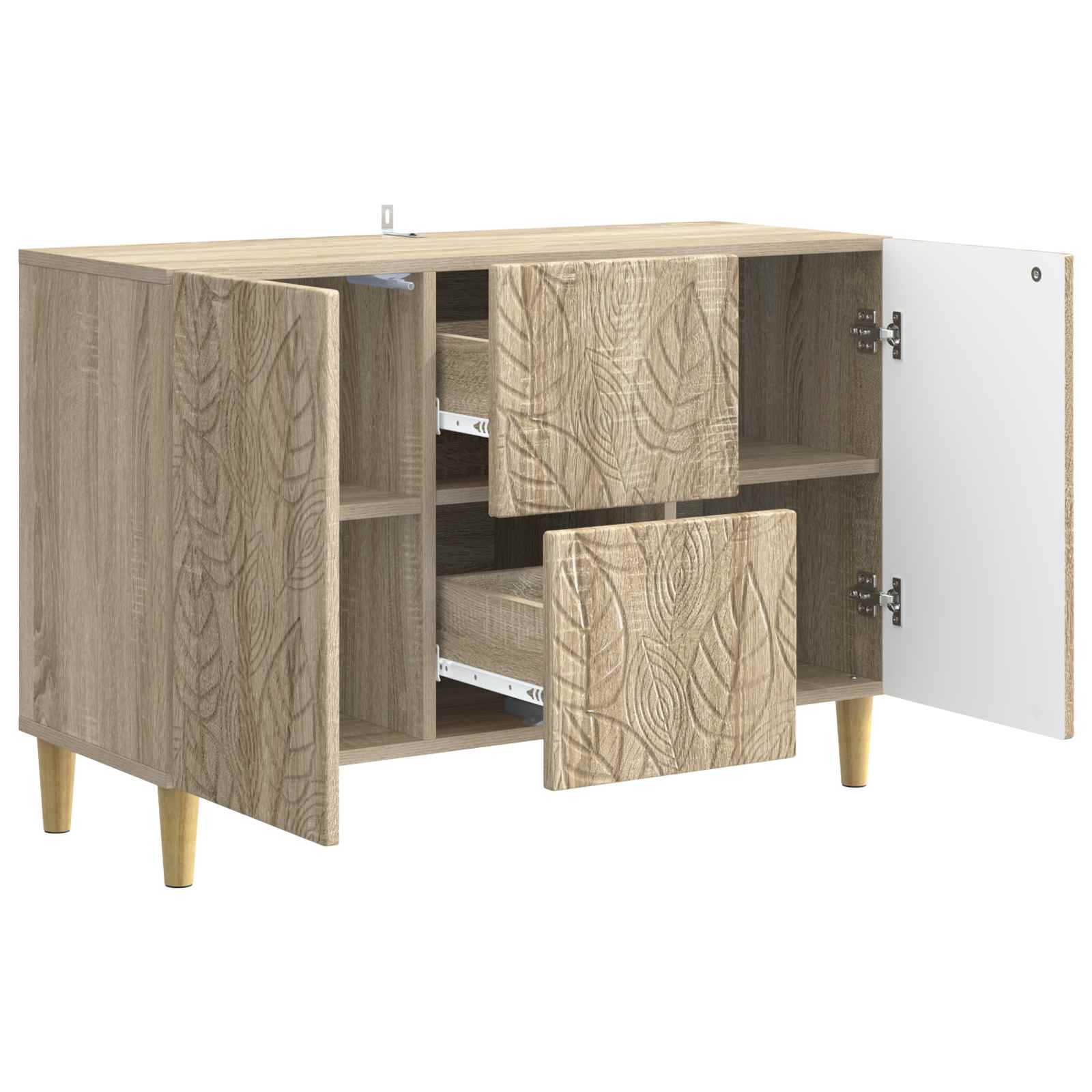 Πλαϊνό γραφείο Sonoma Δρυς 89 x 34,5 x 60 εκ. - Pakobazaar