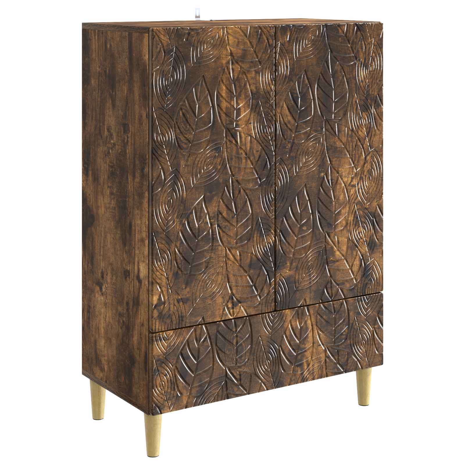Πλαϊνό γραφείο Καπνισμένο Ξύλο Δρυός 66 x 34,5 x 95 εκ. - Pakobazaar