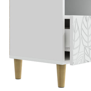 Ντουλάπι TV 102 x 34,5 x 50 εκ. Λευκό Επεξεργασμένο Ξύλο - Pakobazaar