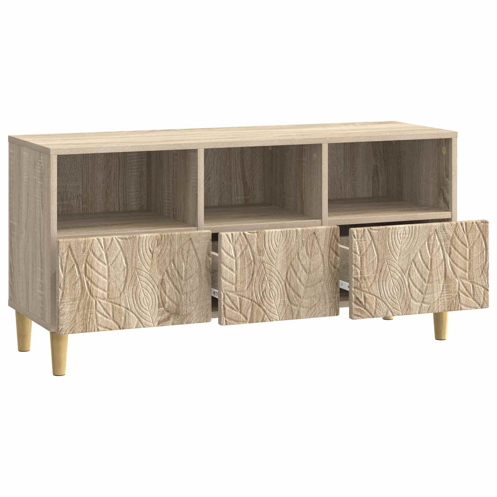 Ντουλάπι TV 102 x 34,5 x 50 εκ. Sonoma Δρυς Επεξεργασμένο Ξύλο - Pakobazaar