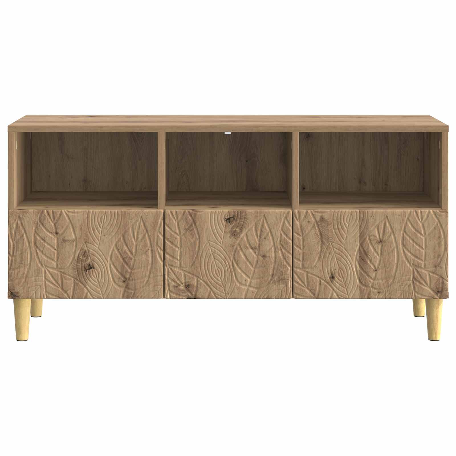 Ντουλάπι TV 102 x 34,5 x 50 εκ. Artisan Δρυς Επεξεργασμένο Ξύλο - Pakobazaar