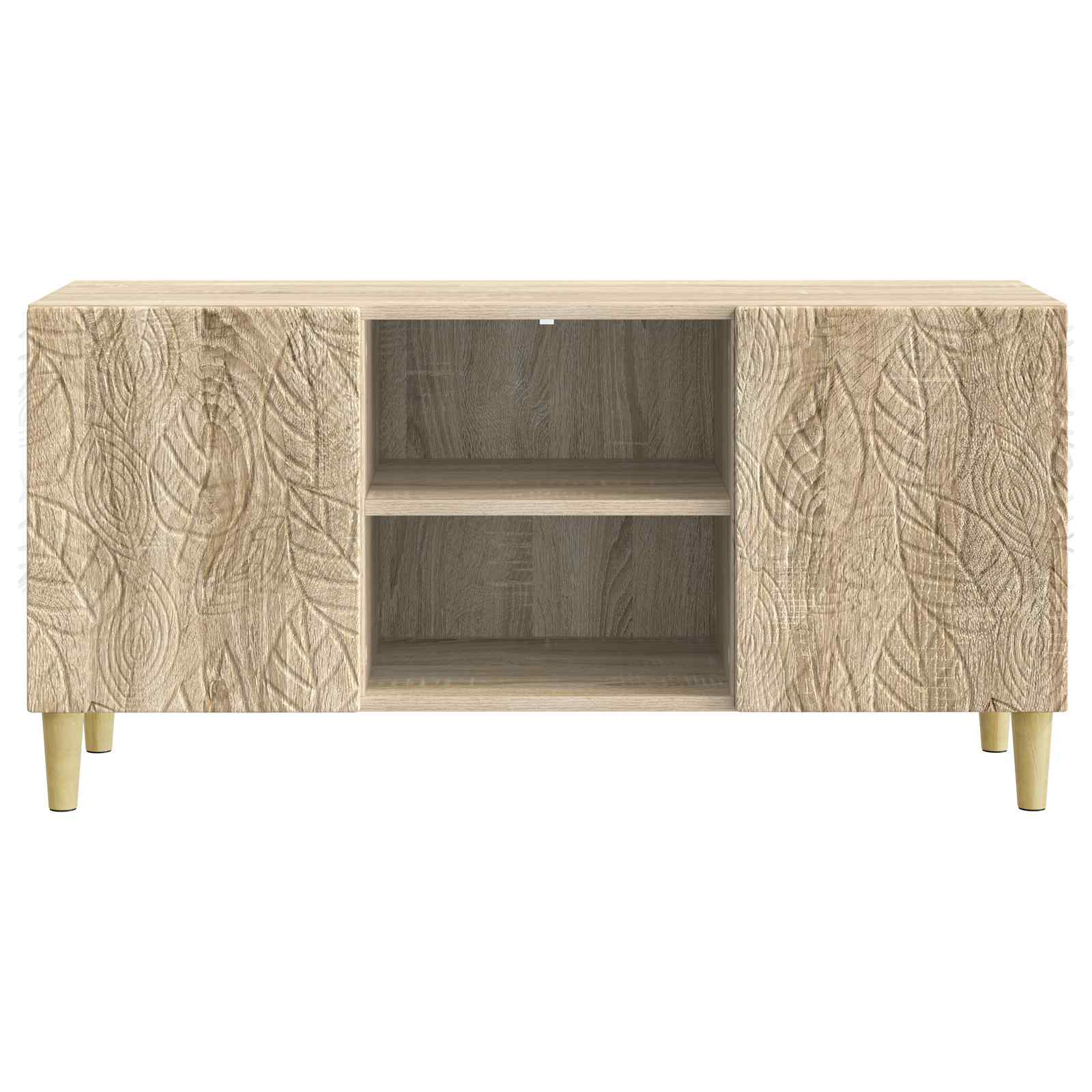 Ντουλάπι TV 102 x 34,5 x 50 εκ. Sonoma Δρυς Επεξεργασμένο Ξύλο - Pakobazaar