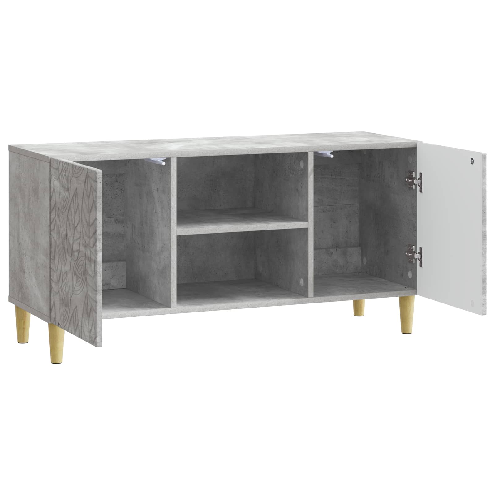 Ντουλάπι TV 102 x 34,5 x 50 εκ. Γκρι Σκυροδέματος - Pakobazaar