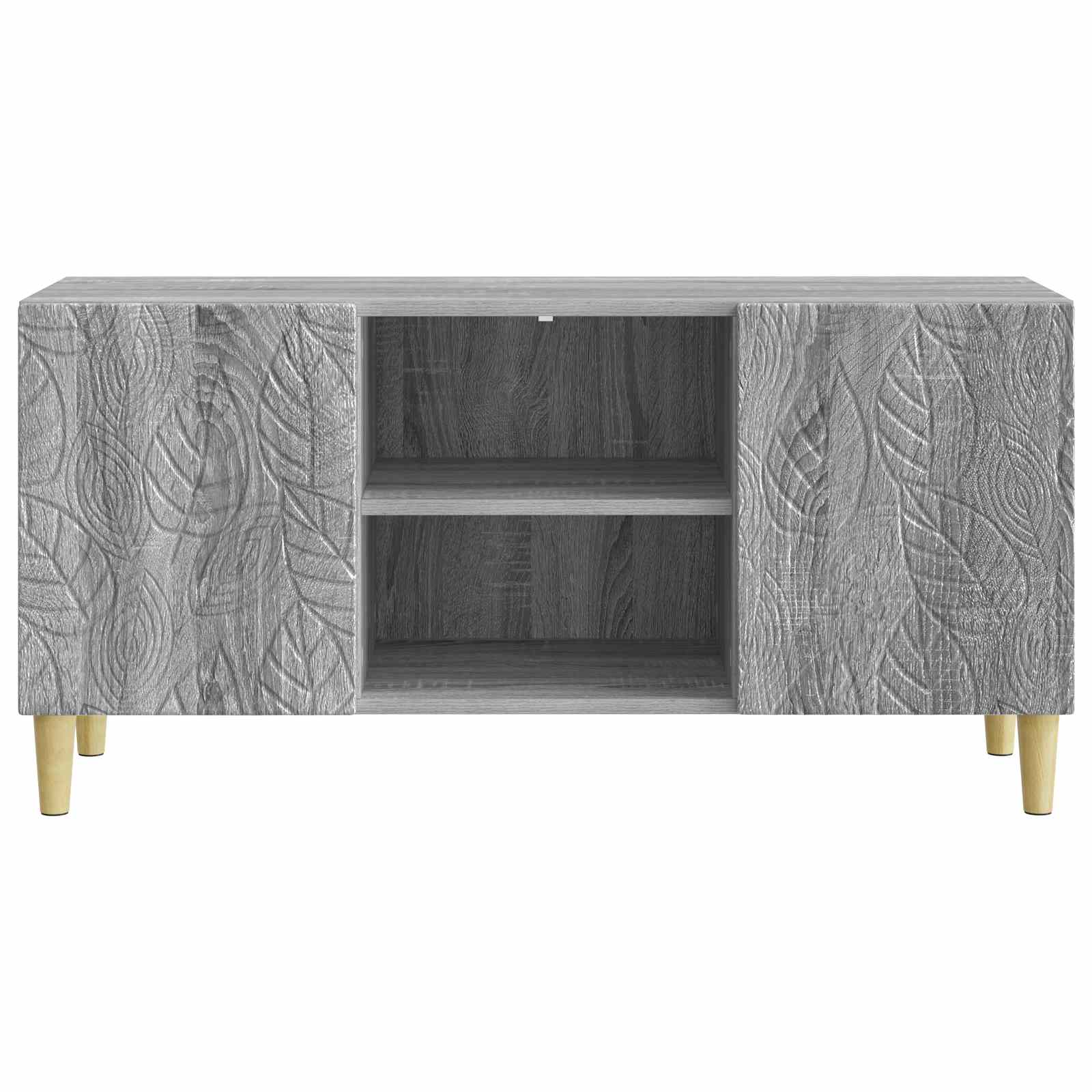 Ντουλάπι TV 102 x 34,5 x 50 εκ. Γκρι Sonoma Επεξεργασμένο Ξύλο - Pakobazaar