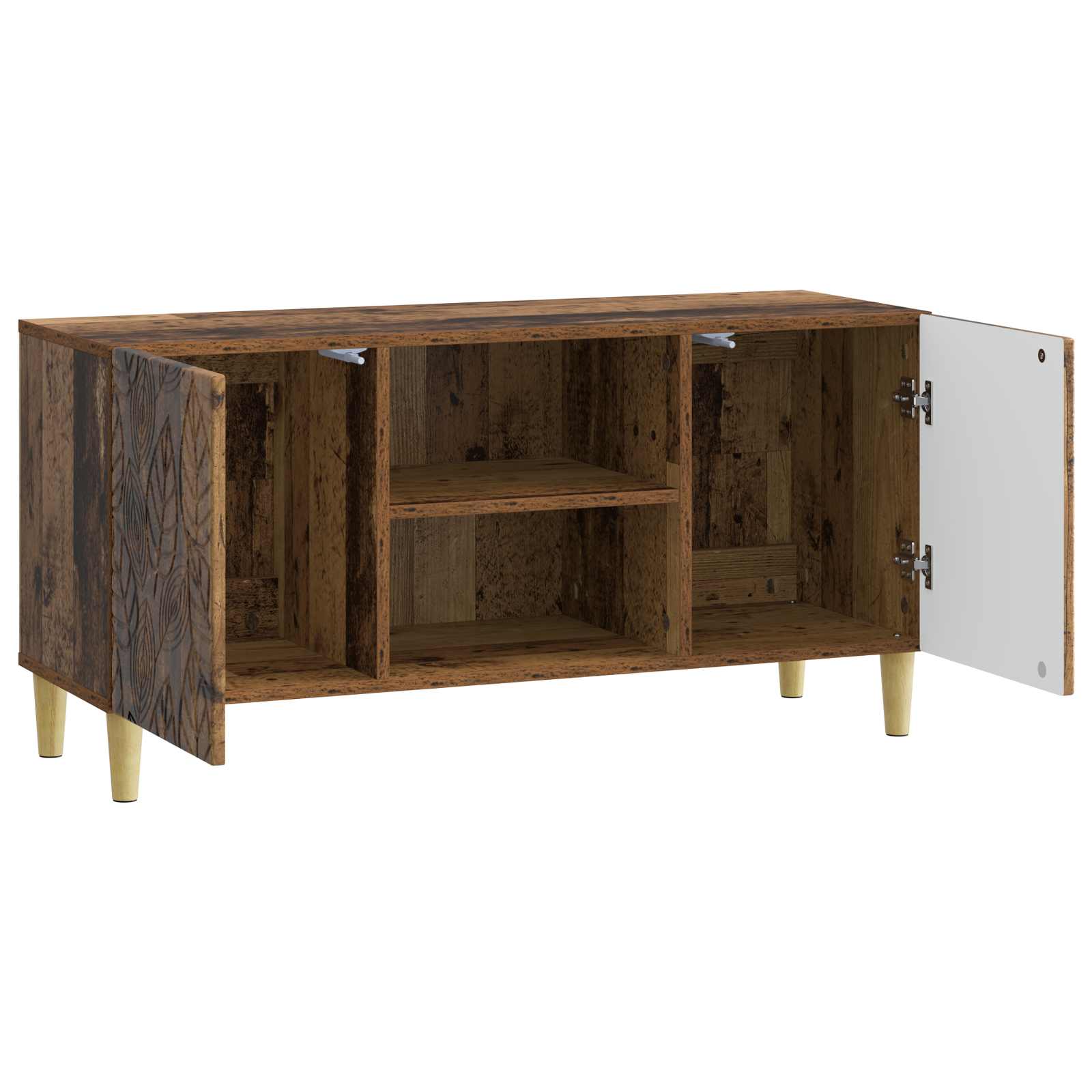 Ντουλάπι TV 102 x 34,5 x 50 εκ. Παλαιωμένο ξύλο - Pakobazaar