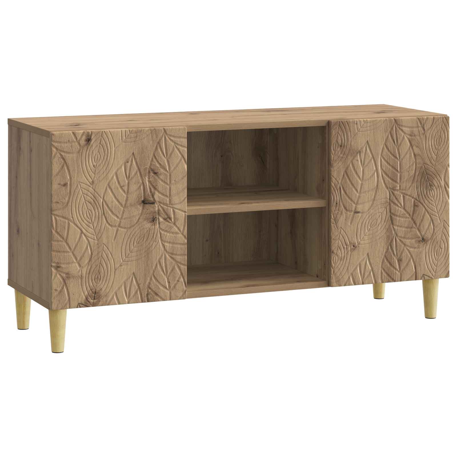Ντουλάπι TV 102 x 34,5 x 50 εκ. Artisan Δρυς Επεξεργασμένο Ξύλο - Pakobazaar