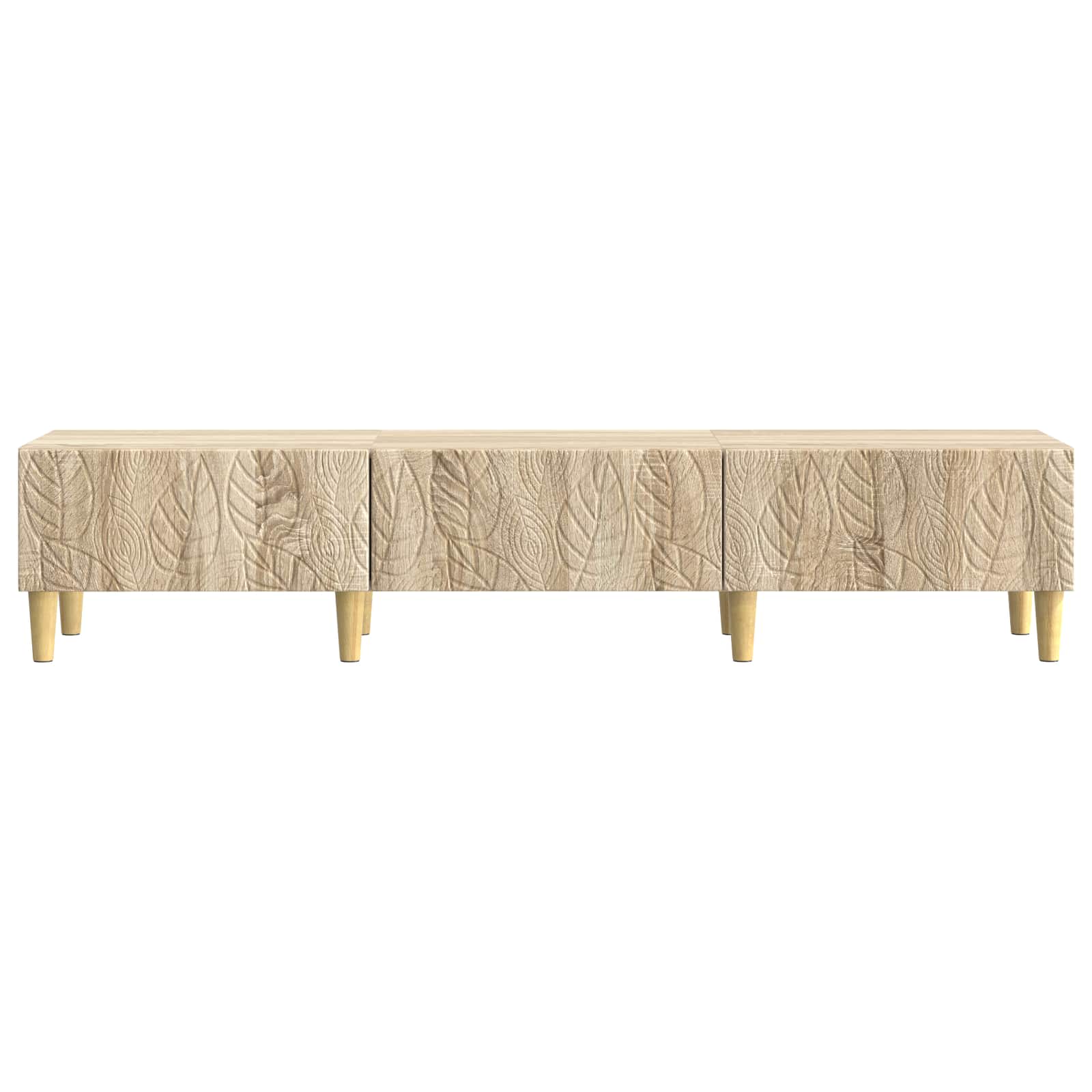 Ντουλάπι TV 147 x 34,5 x 30 εκ Sonoma Δρυς Επεξεργασμένο Ξύλο - Pakobazaar