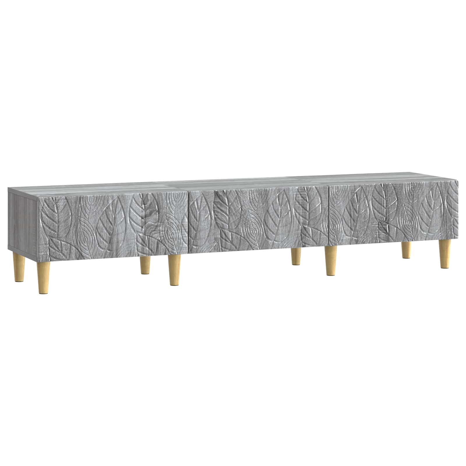 Ντουλάπι TV 147 x 34,5 x 30 εκ Γκρι Sonoma Επεξεργασμένο Ξύλο - Pakobazaar