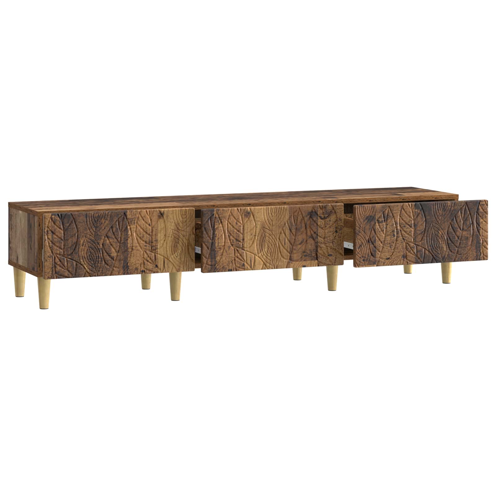 Ντουλάπι TV 147 x 34,5 x 30 εκ Παλαιωμένο ξύλο - Pakobazaar
