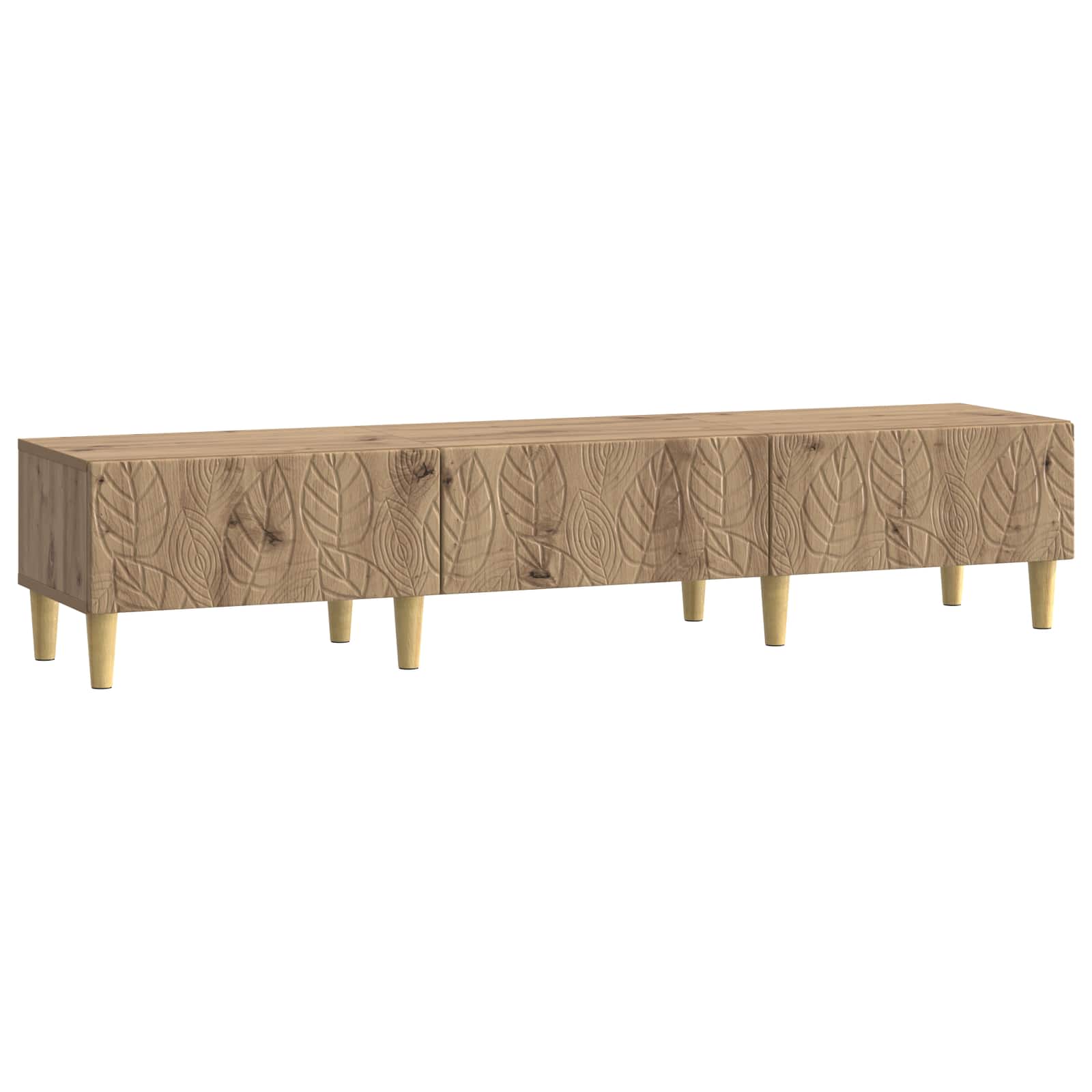 Ντουλάπι TV 147 x 34,5 x 30 εκ Artisan Δρυς Επεξεργασμένο Ξύλο - Pakobazaar