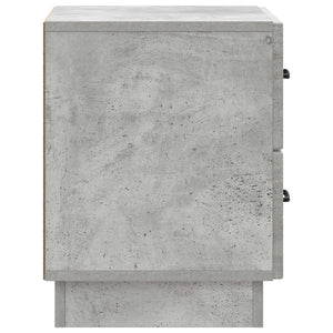 Κομοδίνο με συρτάρι Γκρι Σκυροδέματος 43 x 34,5 x 44,5 εκ - Pakobazaar
