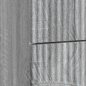 Κομοδίνο Γκρι Sonoma 43 x 34,5 x 44,5 εκ Επεξεργασμένο Ξύλο - Pakobazaar