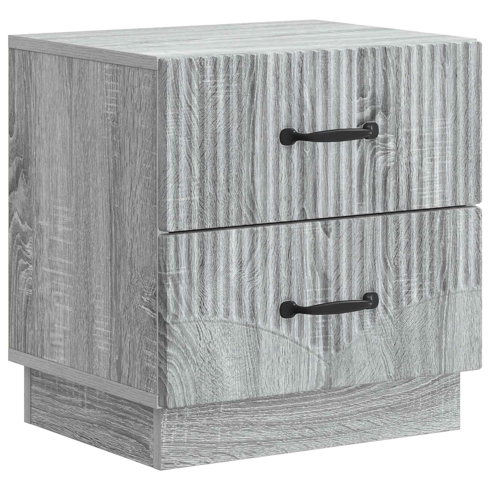 Κομοδίνο Γκρι Sonoma 43 x 34,5 x 44,5 εκ Επεξεργασμένο Ξύλο - Pakobazaar