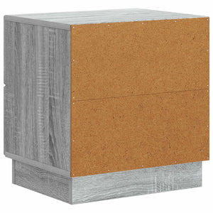 Κομοδίνο Γκρι Sonoma 43 x 34,5 x 44,5 εκ Επεξεργασμένο Ξύλο - Pakobazaar