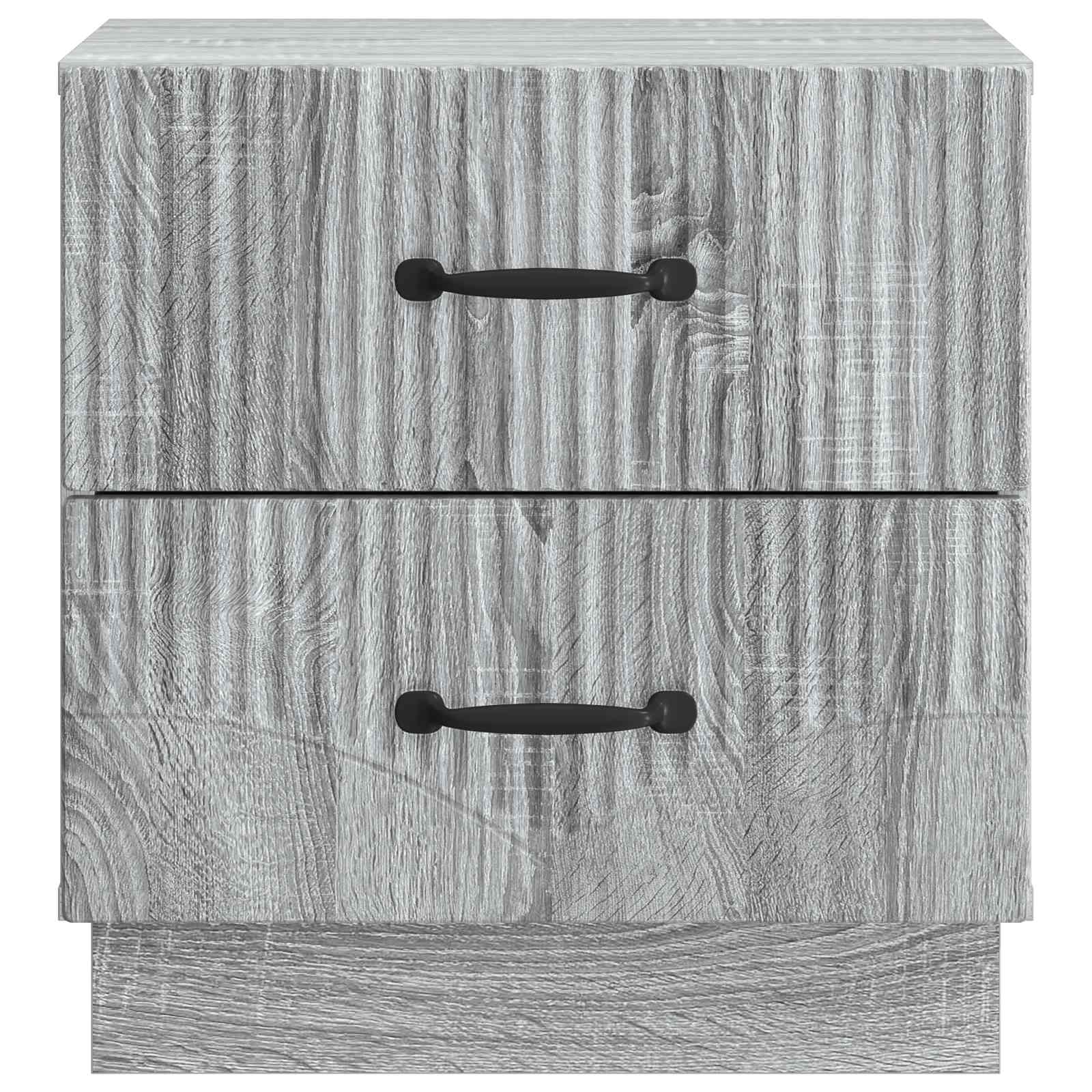 Κομοδίνο Γκρι Sonoma 43 x 34,5 x 44,5 εκ Επεξεργασμένο Ξύλο - Pakobazaar