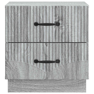 Κομοδίνο Γκρι Sonoma 43 x 34,5 x 44,5 εκ Επεξεργασμένο Ξύλο - Pakobazaar