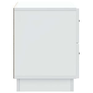 Κομοδίνο Λευκό 62 x 34,5 x 44,5 εκ Επεξεργασμένο Ξύλο - Pakobazaar