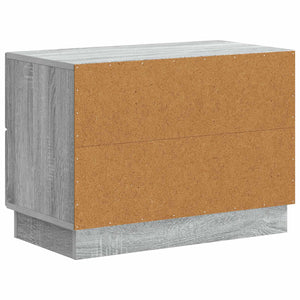 Κομοδίνο Γκρι Sonoma 62 x 34,5 x 44,5 εκ Επεξεργασμένο Ξύλο - Pakobazaar