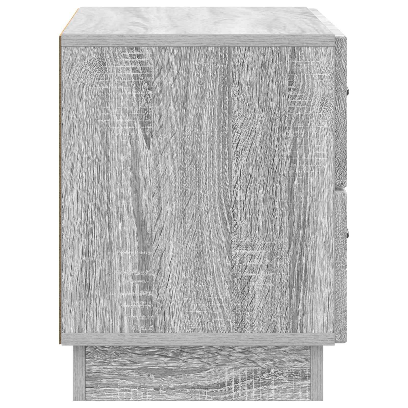 Κομοδίνο Γκρι Sonoma 62 x 34,5 x 44,5 εκ Επεξεργασμένο Ξύλο - Pakobazaar