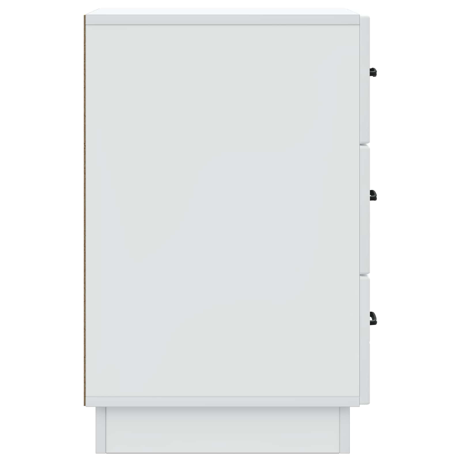 Κομοδίνο με συρτάρι Λευκό 43 x 41 x 63,5 εκ. Επεξεργασμένο Ξύλο - Pakobazaar