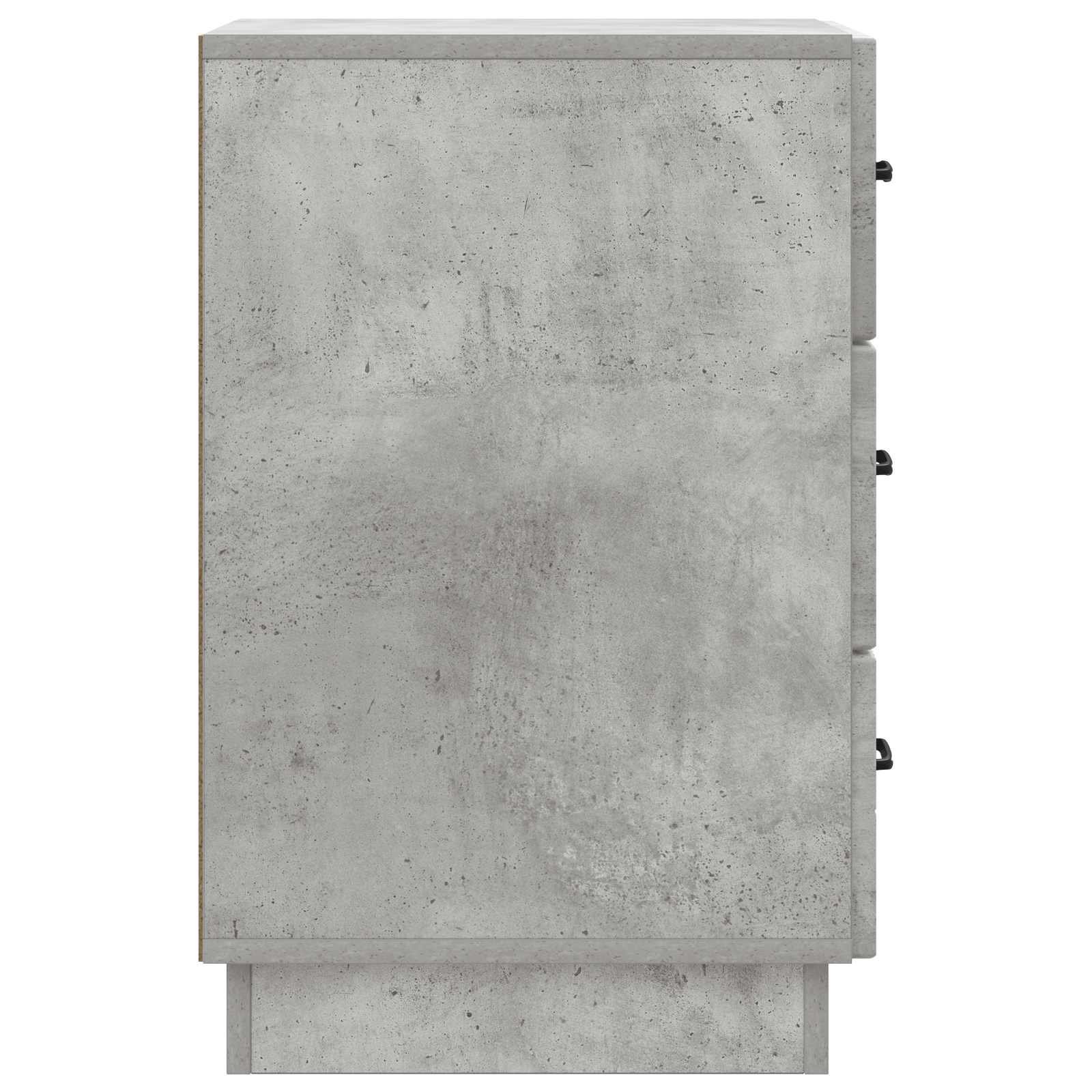 Κομοδίνο με συρτάρι Γκρι Σκυροδέματος 43 x 41 x 63,5 εκ. - Pakobazaar
