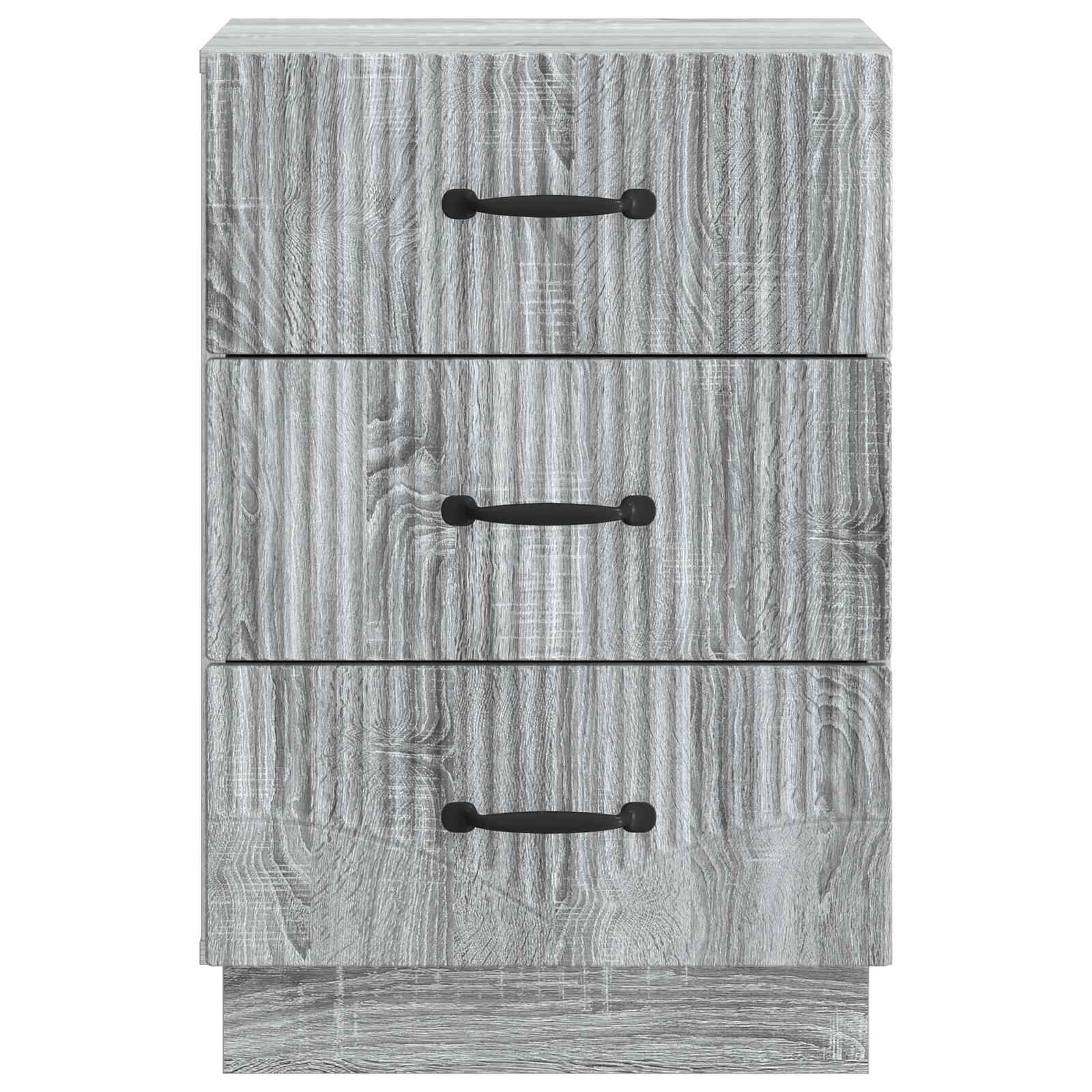 Κομοδίνο Γκρι Sonoma 43 x 41 x 63,5 εκ. Επεξεργασμένο Ξύλο - Pakobazaar
