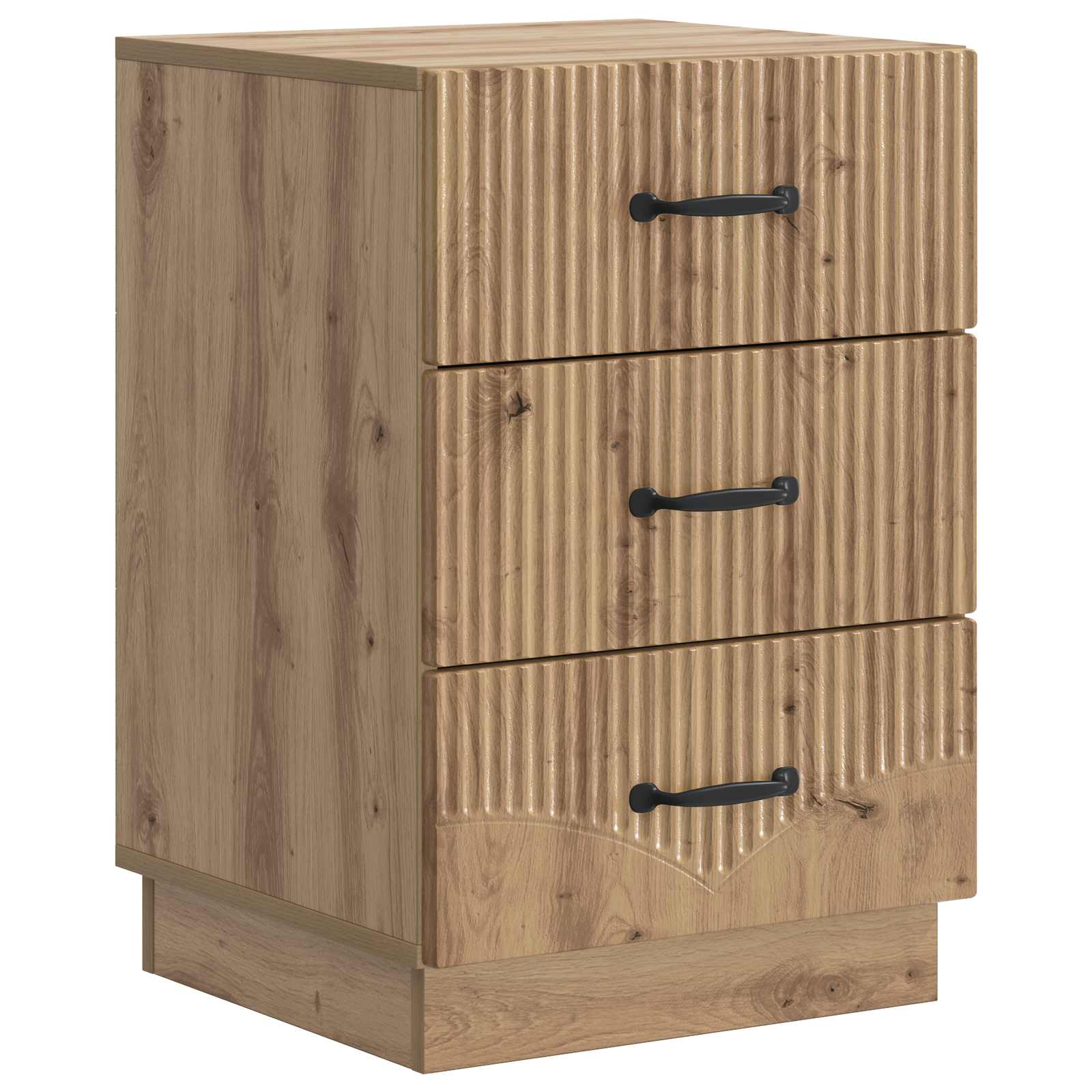 Κομοδίνο Artisan Δρυς 43 x 41 x 63,5 εκ. Επεξεργασμένο Ξύλο - Pakobazaar