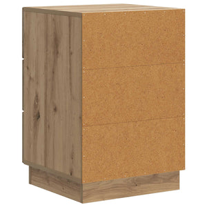 Κομοδίνο Artisan Δρυς 43 x 41 x 63,5 εκ. Επεξεργασμένο Ξύλο - Pakobazaar