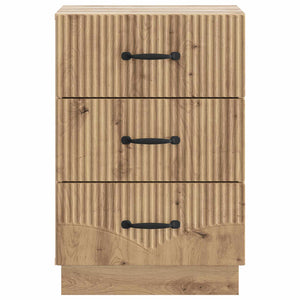 Κομοδίνο Artisan Δρυς 43 x 41 x 63,5 εκ. Επεξεργασμένο Ξύλο - Pakobazaar
