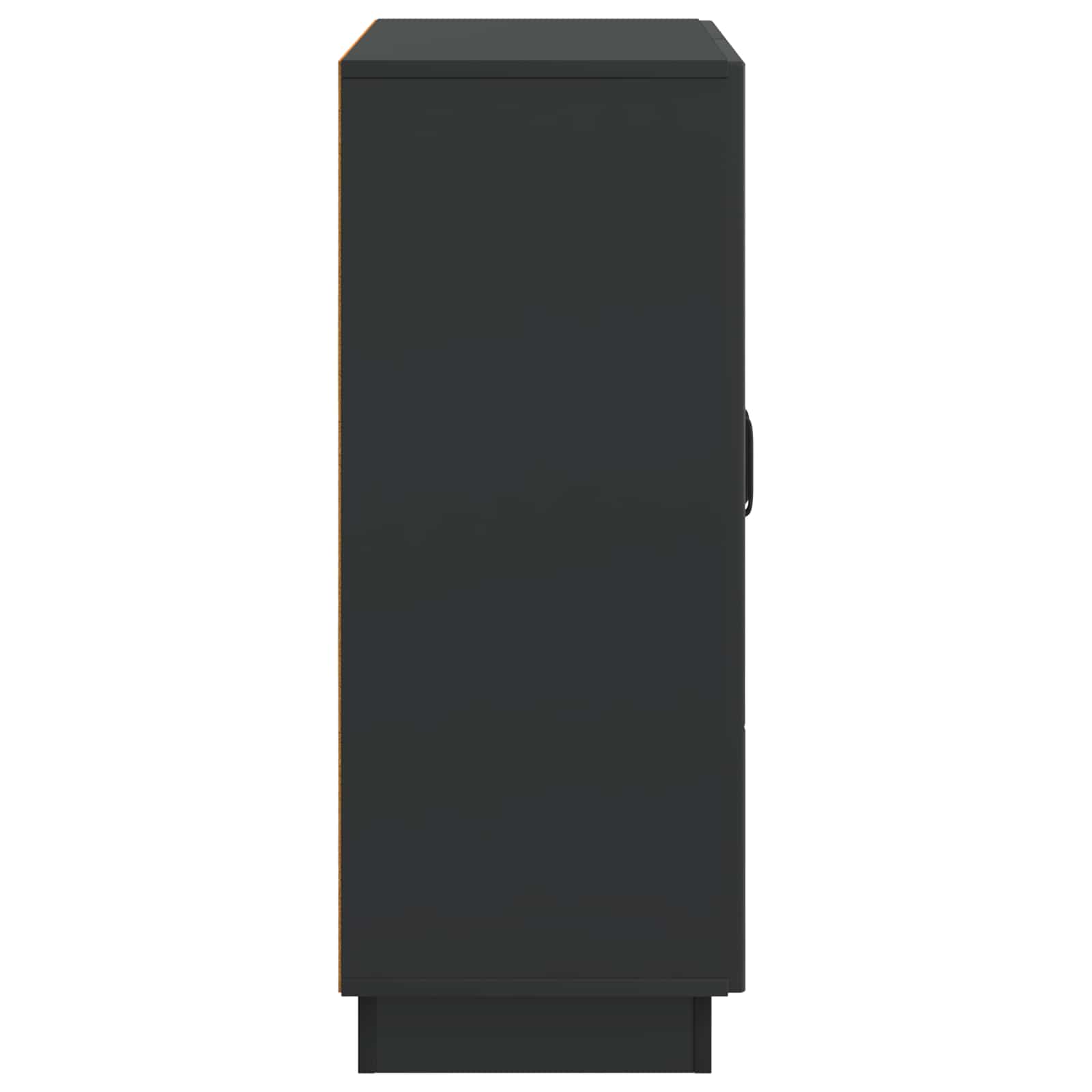 Πλαϊνό γραφείο Μαύρο 66 x 34,5 x 87 εκ. Επεξεργασμένο Ξύλο - Pakobazaar