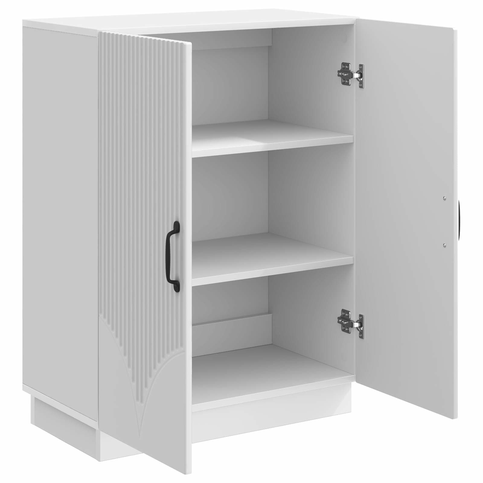 Πλαϊνό γραφείο Γυαλιστερό Λευκό 66 x 34,5 x 87 εκ. - Pakobazaar