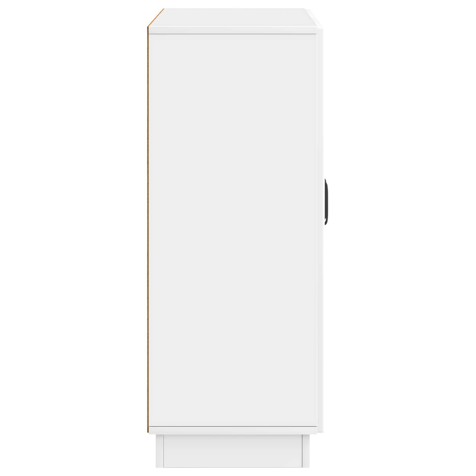 Πλαϊνό γραφείο Γυαλιστερό Λευκό 66 x 34,5 x 87 εκ. - Pakobazaar