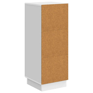 Πλαϊνό γραφείο Γυαλιστερό Λευκό 33 x 34,5 x 87 εκ. - Pakobazaar