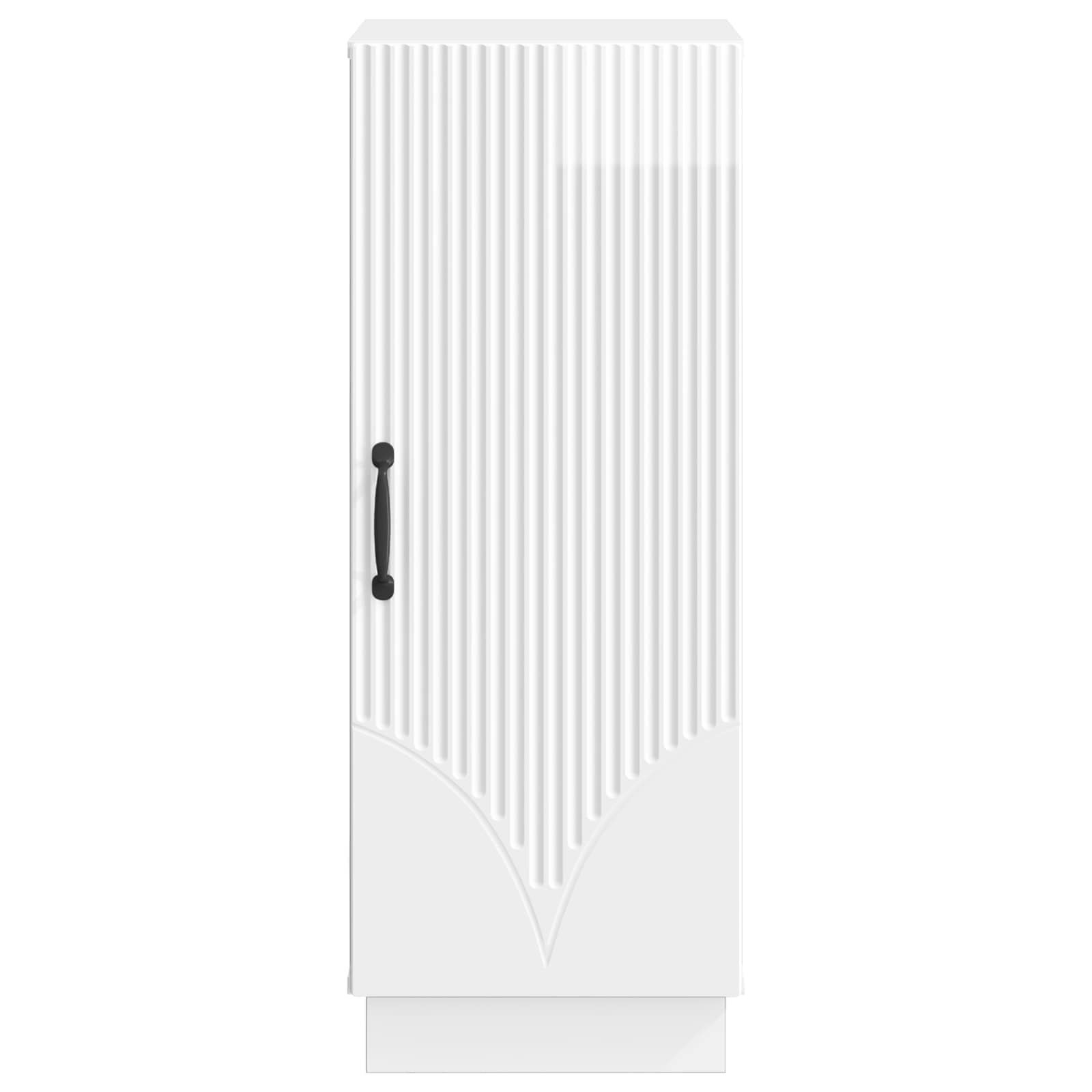 Πλαϊνό γραφείο Γυαλιστερό Λευκό 33 x 34,5 x 87 εκ. - Pakobazaar