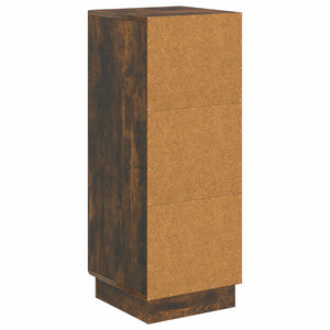 Πλαϊνό γραφείο Καπνισμένο Ξύλο Δρυός 33 x 34,5 x 87 εκ. - Pakobazaar