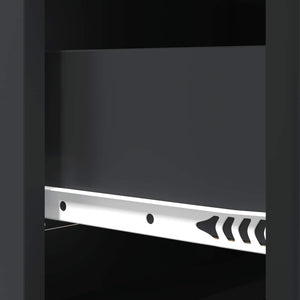 Ντουλάπι με Συρτάρια Μαύρο 66 x 34,5 x 87 εκ. - Pakobazaar