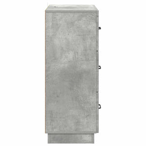 Ντουλάπι με Συρτάρια Γκρι Σκυροδέματος 66 x 34,5 x 87 εκ. - Pakobazaar