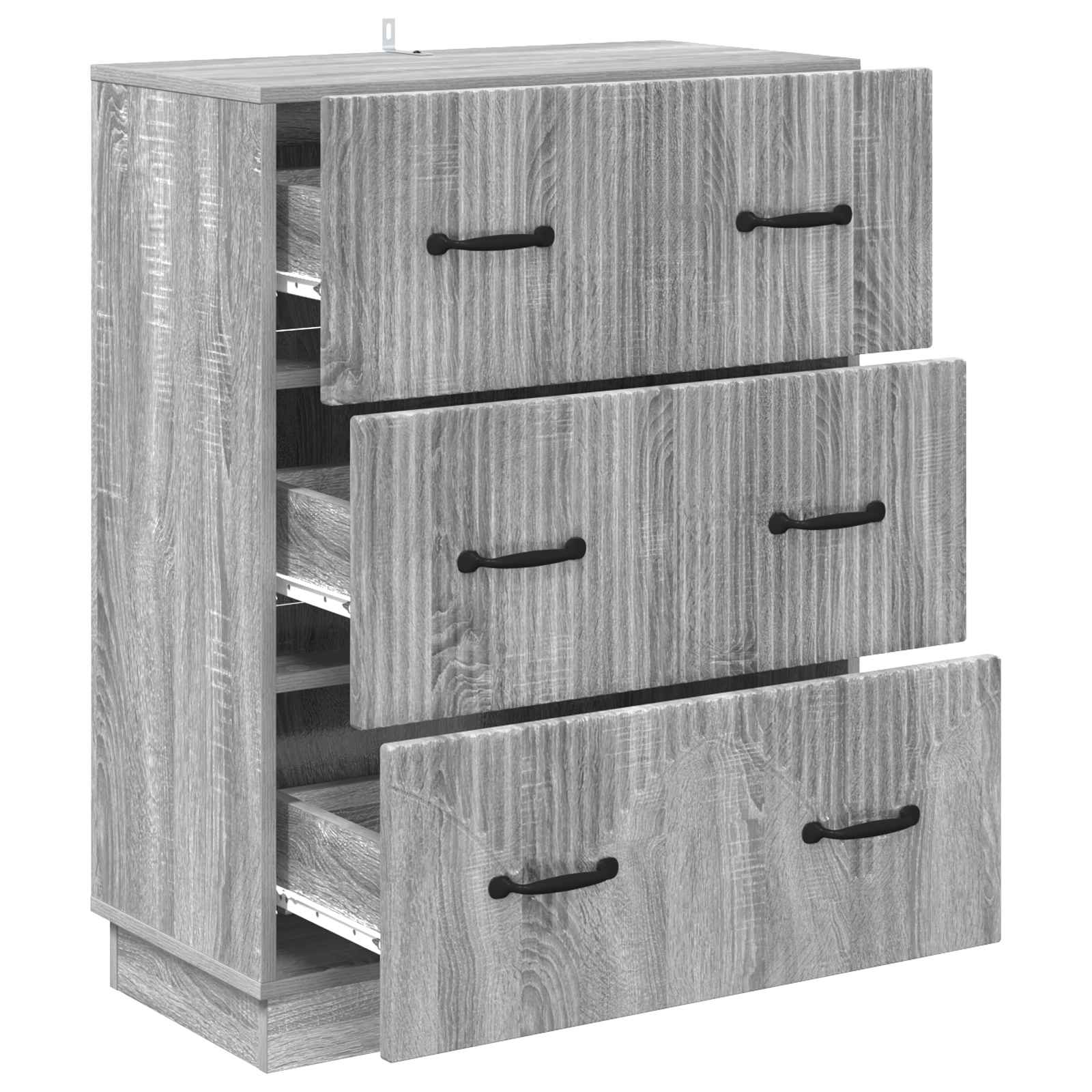 Ντουλάπι με Συρτάρια Γκρι Sonoma 66 x 34,5 x 87 εκ. - Pakobazaar