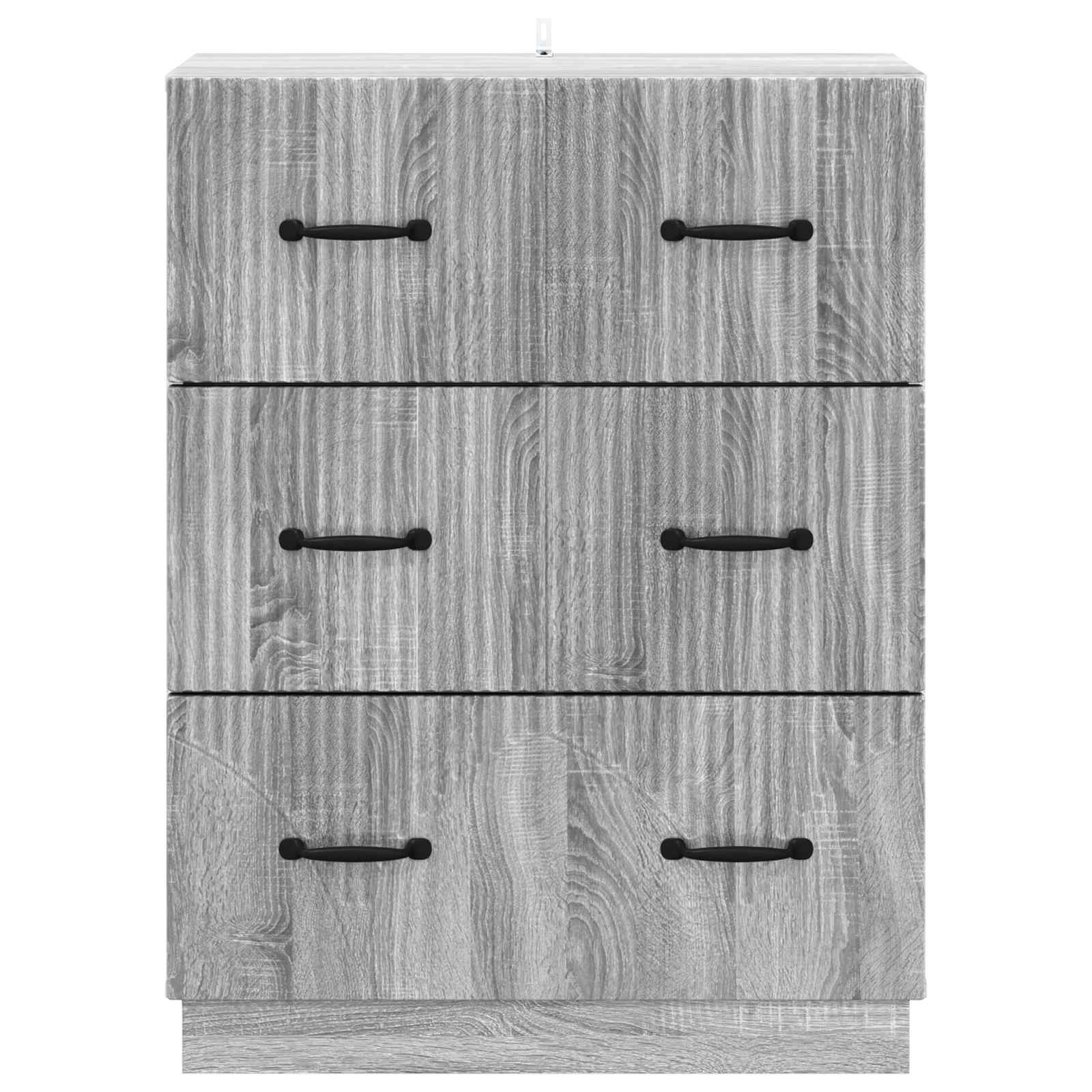Ντουλάπι με Συρτάρια Γκρι Sonoma 66 x 34,5 x 87 εκ. - Pakobazaar