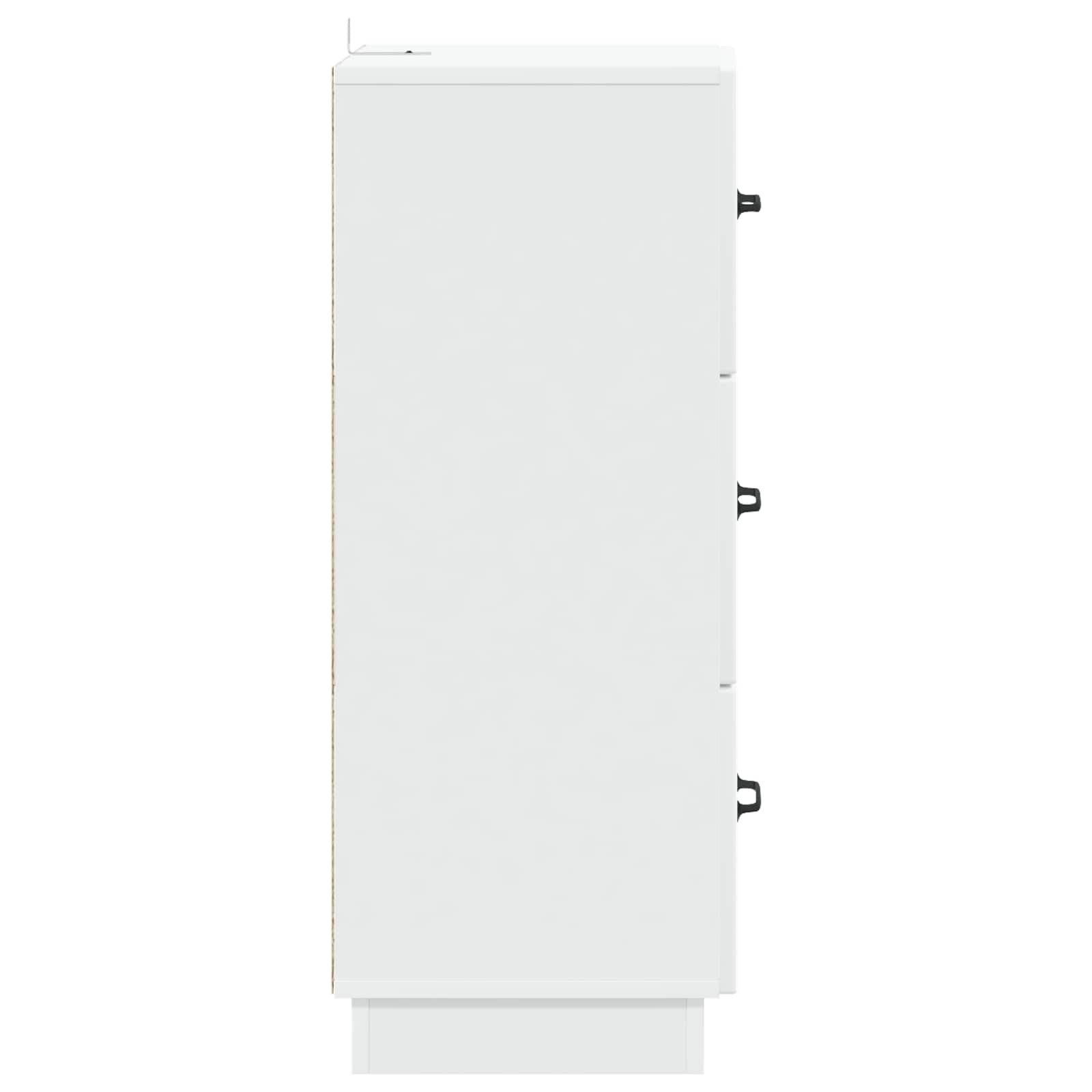 Ντουλάπι με Συρτάρια Λευκό 33 x 34,5 x 87 εκ. - Pakobazaar