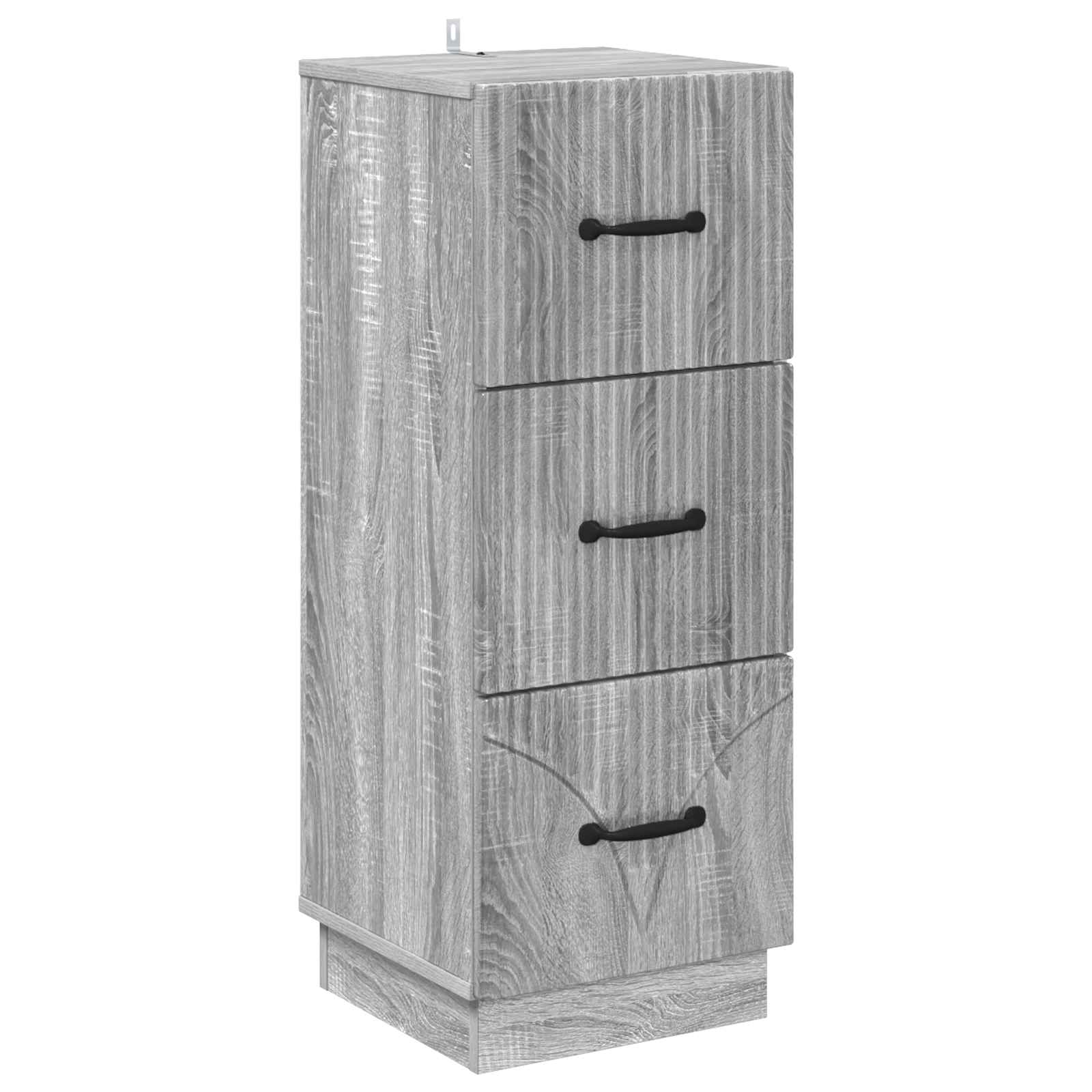 Ντουλάπι με Συρτάρια Γκρι Sonoma 33 x 34,5 x 87 εκ. - Pakobazaar