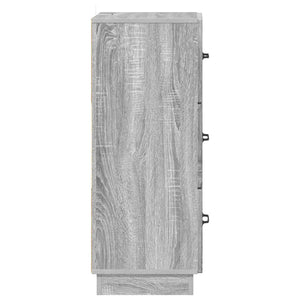 Ντουλάπι με Συρτάρια Γκρι Sonoma 33 x 34,5 x 87 εκ. - Pakobazaar