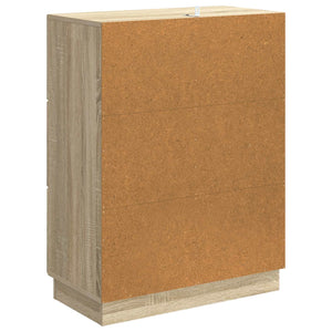 Πλαϊνό γραφείο με συρτάρι Sonoma Δρυς 66 x 34,5 x 87 εκ. - Pakobazaar