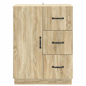 Πλαϊνό γραφείο με συρτάρι Sonoma Δρυς 66 x 34,5 x 87 εκ. - Pakobazaar