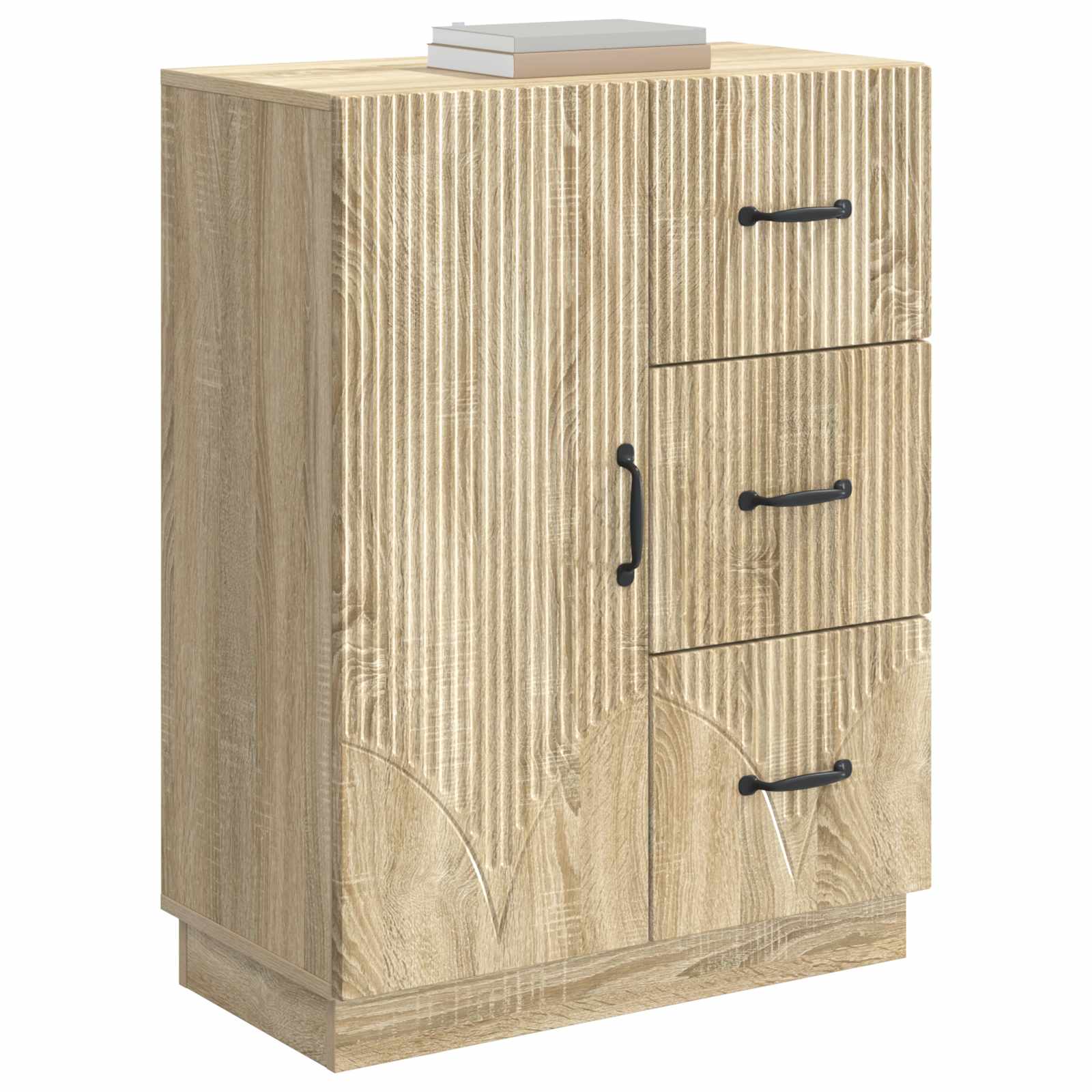 Πλαϊνό γραφείο με συρτάρι Sonoma Δρυς 66 x 34,5 x 87 εκ. - Pakobazaar