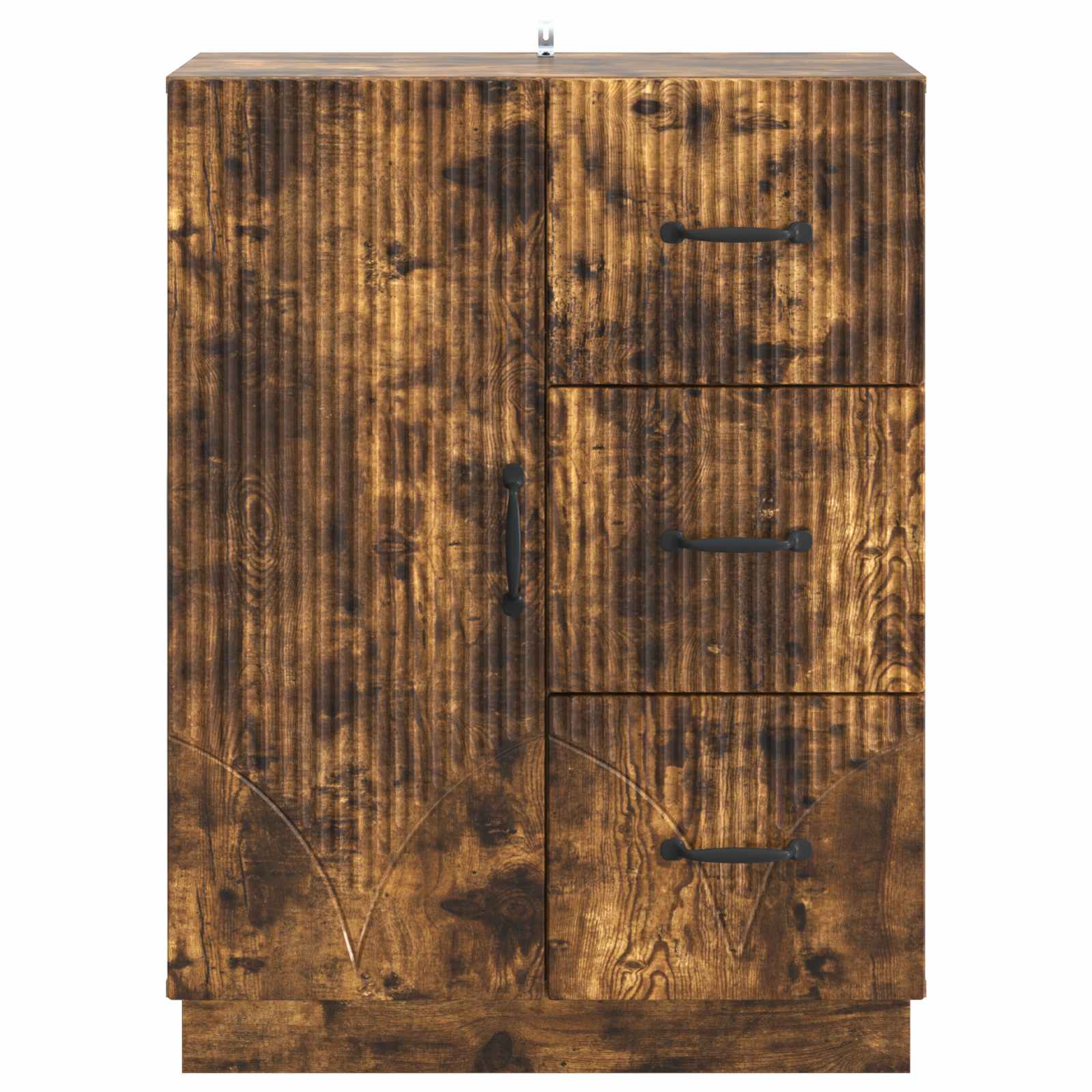 Πλαϊνό γραφείο Καπνισμένο Ξύλο Δρυός 66 x 34,5 x 87 εκ. - Pakobazaar