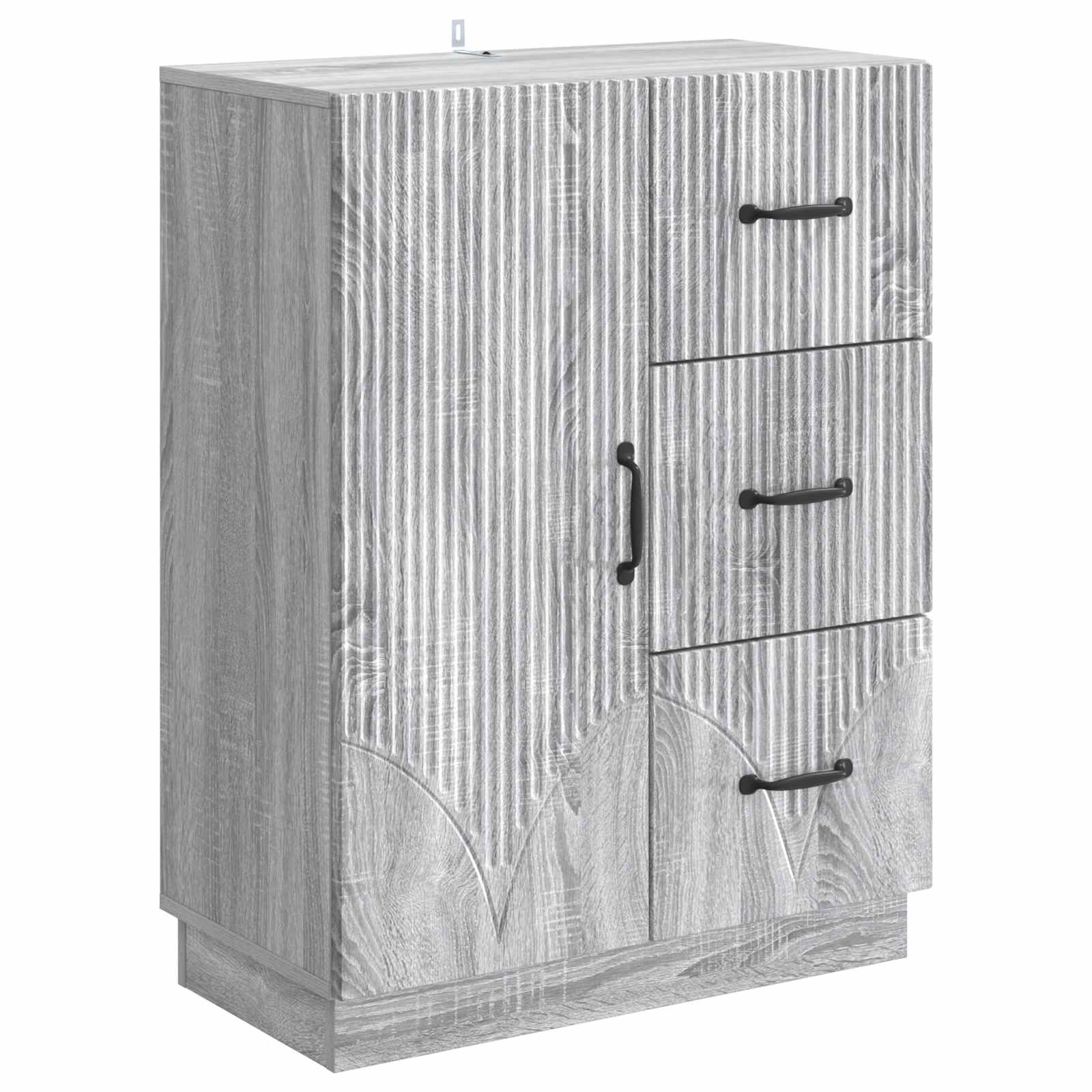 Πλαϊνό γραφείο με συρτάρι Γκρι Sonoma 66 x 34,5 x 87 εκ. - Pakobazaar