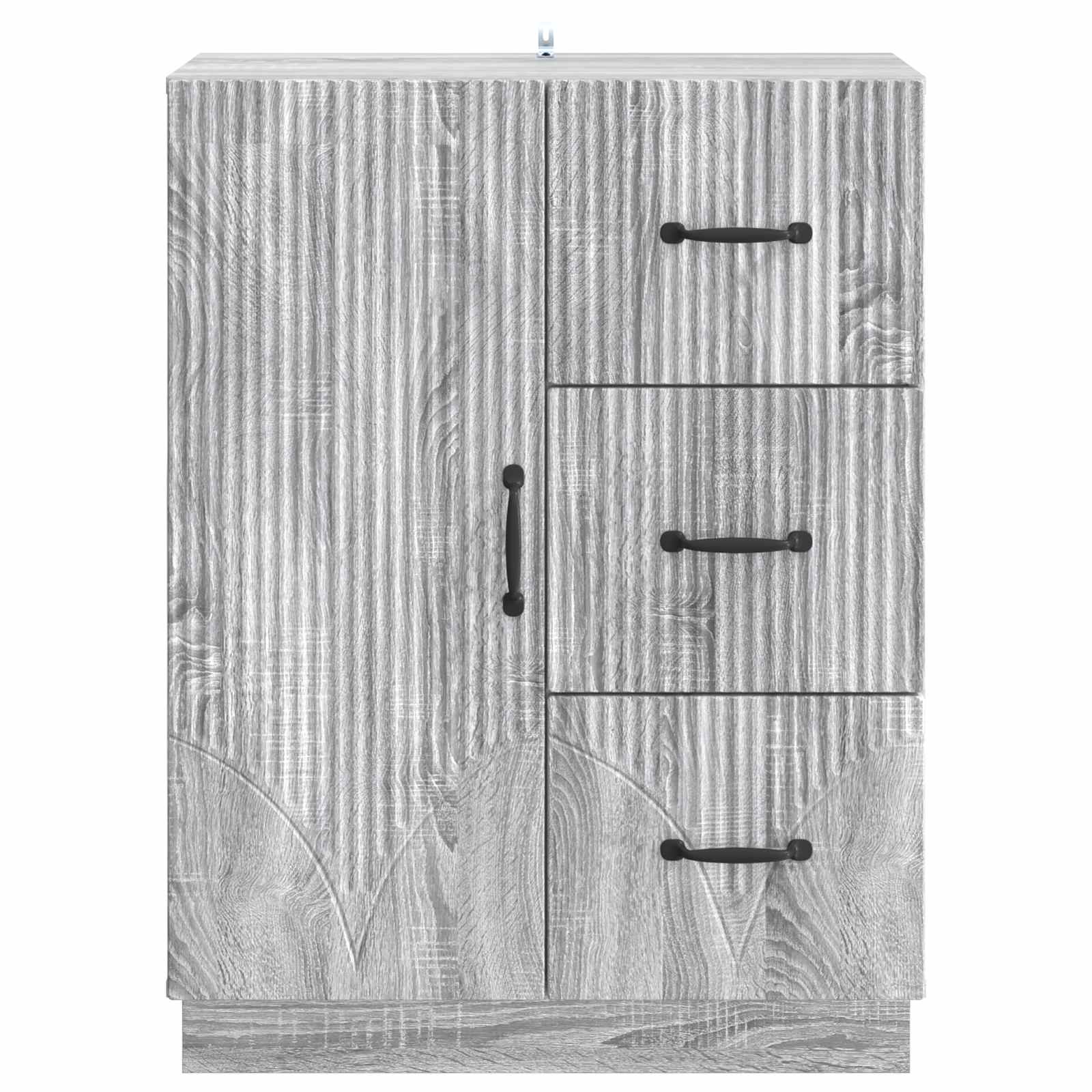 Πλαϊνό γραφείο με συρτάρι Γκρι Sonoma 66 x 34,5 x 87 εκ. - Pakobazaar