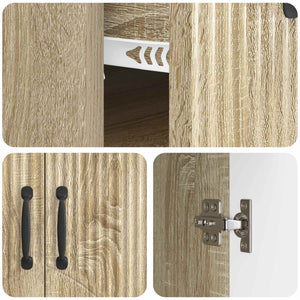 Πλαϊνό γραφείο με συρτάρι Sonoma Δρυς 66 x 34,5 x 87 εκ. - Pakobazaar